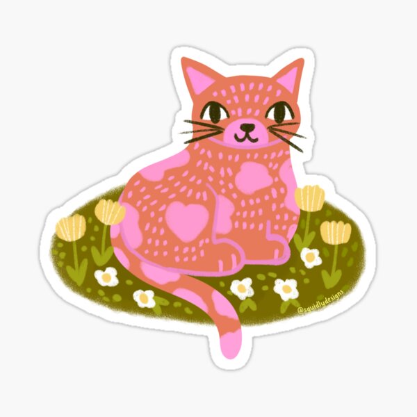 Cozy Cat Vibes Sticker