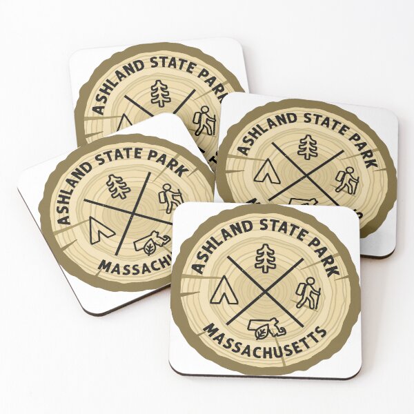 Item preview, Ashland State Park Massachusetts Log Slice designed and sold by VanyaKar.