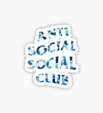 anti social social club Sticker