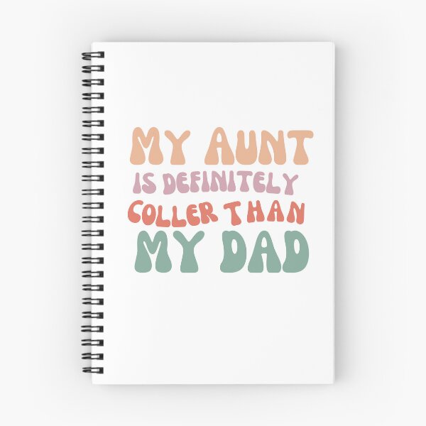 Item preview, My Aunt Is Definitely Cooler Than My Dad | Baby Shower | Family | Auntie designed and sold by Stylinova.