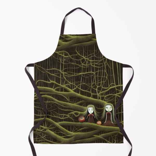 Item preview, Forest Creatures in Root Maze – Figures with Lanterns in the Jungle designed and sold by worldofwhisper.
