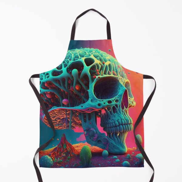 Item preview, Alien Infestation: Trippy Skull with Cosmic Plantlife designed and sold by James Vernon.