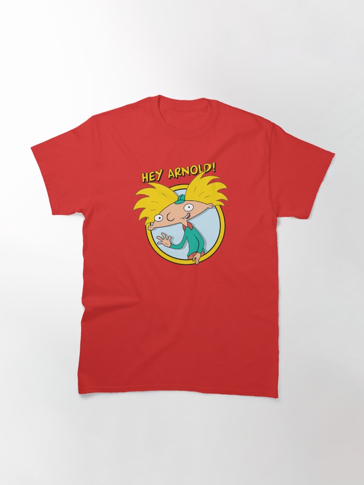 Thumbnail 3 of 7, Classic T-Shirt, Hey Arnold! Arnold Classic Wave Poster designed and sold by FifthSun.
