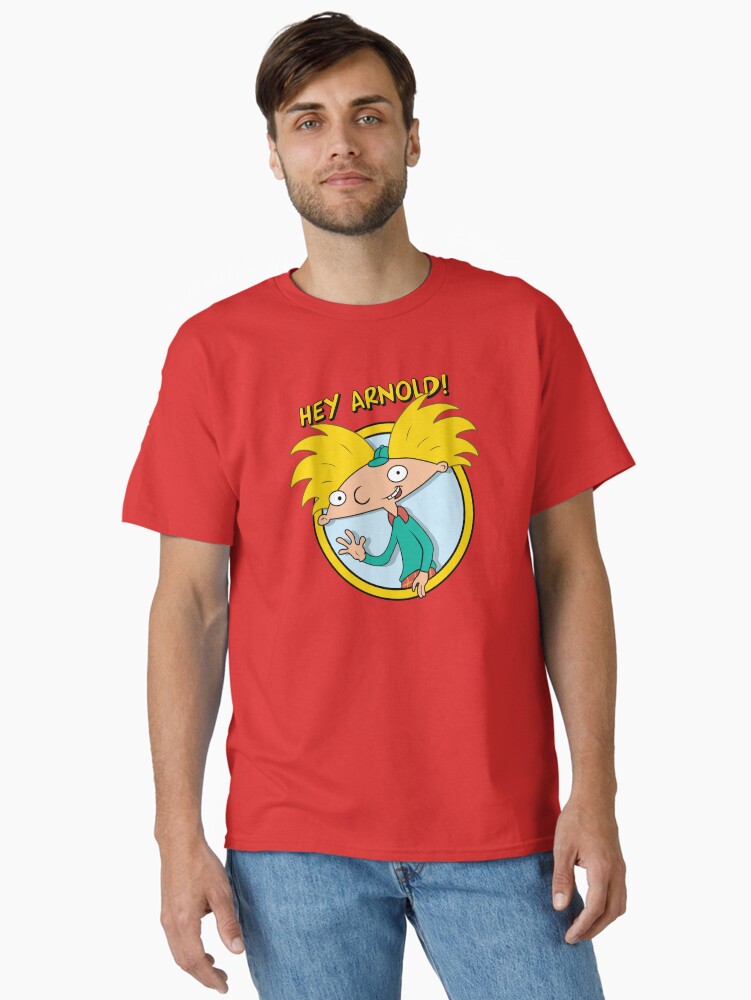 Thumbnail 1 of 7, Classic T-Shirt, Hey Arnold! Arnold Classic Wave Poster designed and sold by FifthSun.