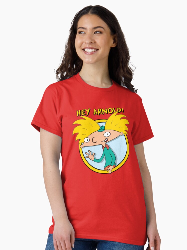 Thumbnail 2 of 7, Classic T-Shirt, Hey Arnold! Arnold Classic Wave Poster designed and sold by FifthSun.