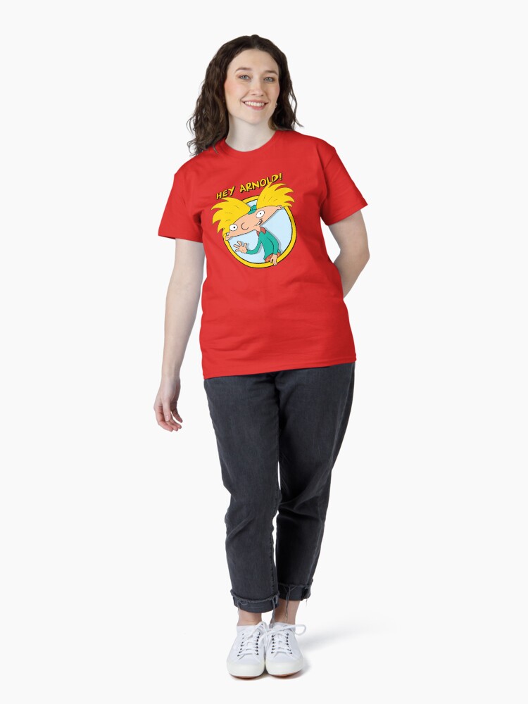 Thumbnail 4 of 7, Classic T-Shirt, Hey Arnold! Arnold Classic Wave Poster designed and sold by FifthSun.