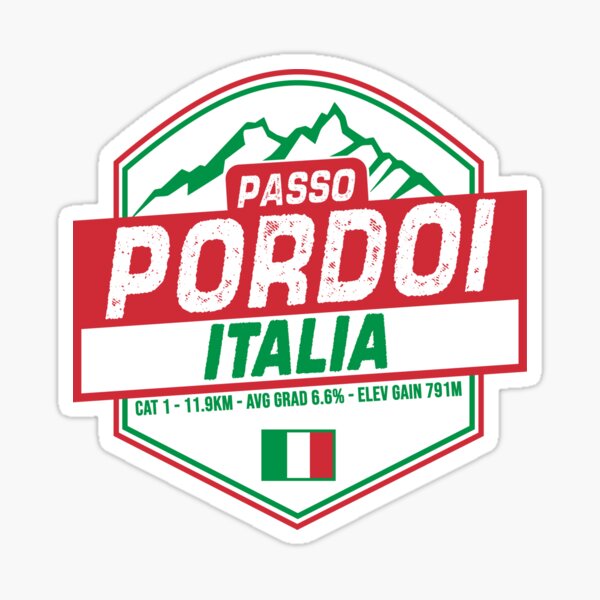 Item preview, Passo Pordoi Cycling Italy designed and sold by Jack Curtis.
