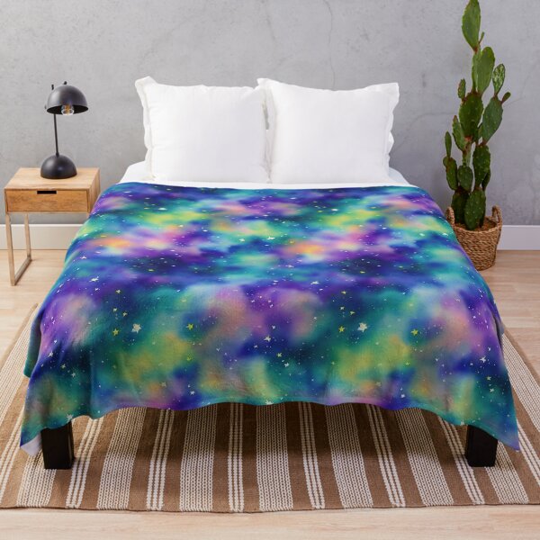 Item preview, Starry Skies - A Seamless Pattern of Luminous Stars in the Universe, Watercolor designed and sold by Girly-Universe.