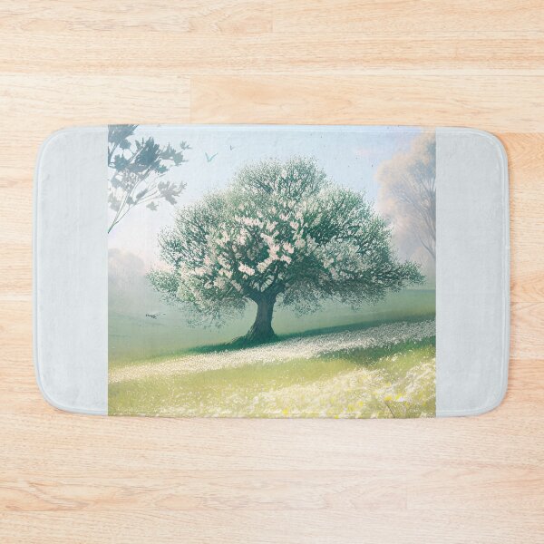 Item preview, Almond tree in daisies field by CallisC Arts  designed and sold by CallisC-Arts.