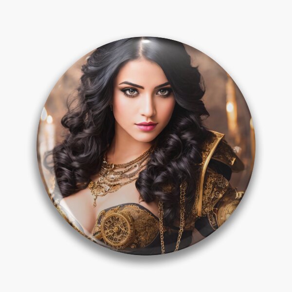 Item preview, A homage to steampunk: portraits of beautiful girls designed and sold by ArtCreator2023.