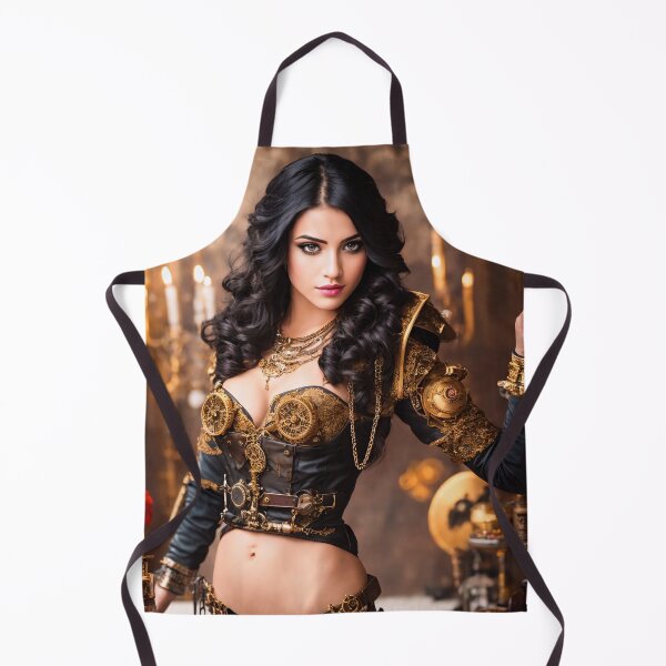 Item preview, A homage to steampunk: portraits of beautiful girls designed and sold by ArtCreator2023.