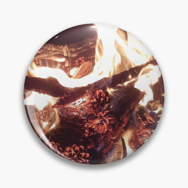 Item preview, Flaming cones on a wooden pile designed and sold by BioranFactory.