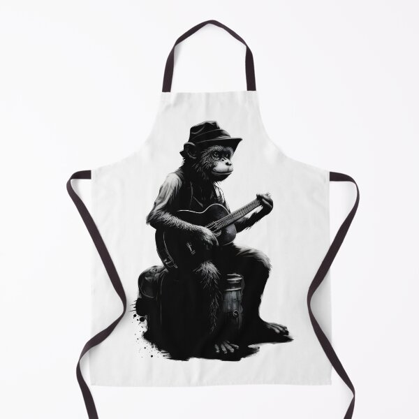 Item preview, monkey playing guitar designed and sold by mr-artt.