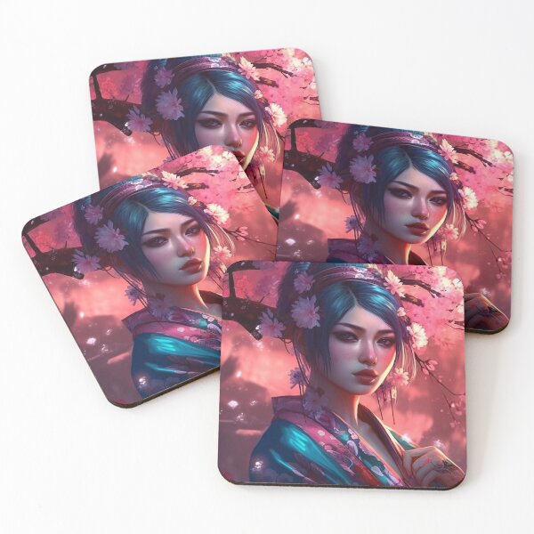 Item preview, Beautiful japanese geisha designed and sold by Hibiskusmond.