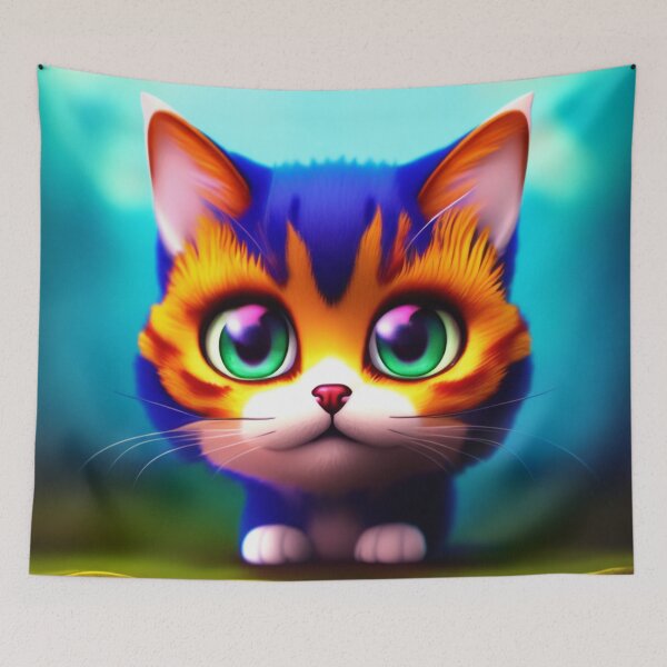 Item preview, Cute Cat Miaw 343 designed and sold by Hyper-Store.