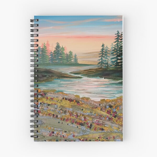 Aperçu de l'œuvre Pins du coucher du soleil créée et vendue par JAMARTIST.
