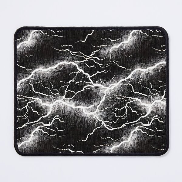 Item preview, Black and White Lightning Pattern designed and sold by Pattrnz.