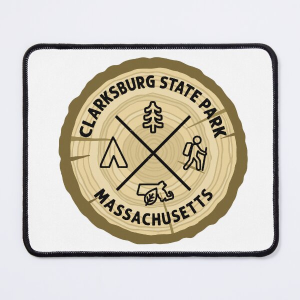 Item preview, Clarksburg State Park Massachusetts Log Slice designed and sold by VanyaKar.