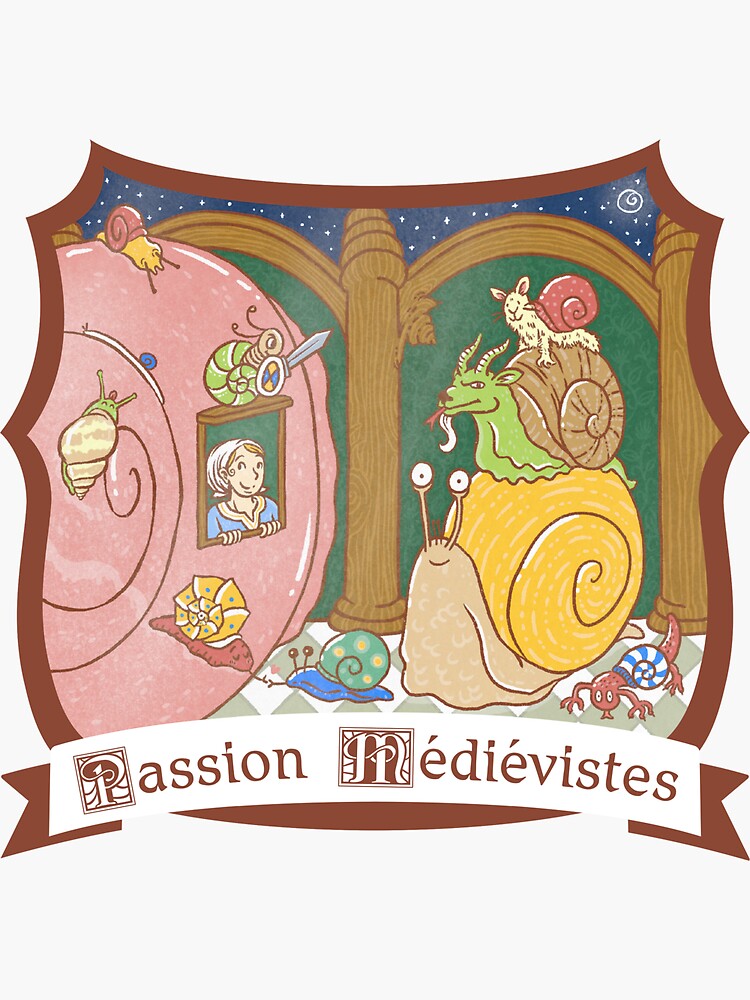 Aperçu 3 sur 3. Sticker avec l'œuvre Passion Médiévistes - épisode 74 II créée et vendue par PMedievistes.