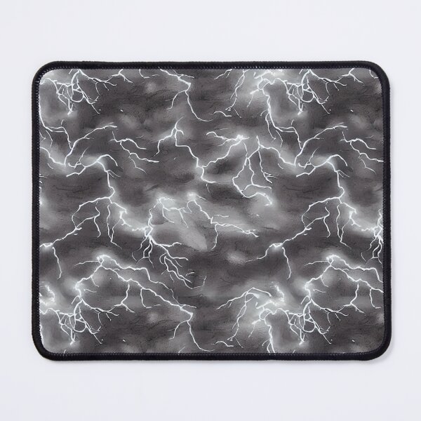 Item preview, Grey and White Lightning Pattern designed and sold by Pattrnz.
