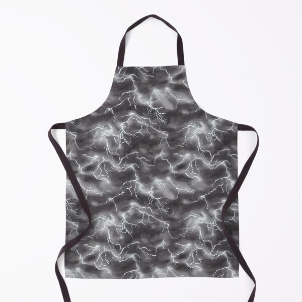 Item preview, Grey and White Lightning Pattern designed and sold by Pattrnz.