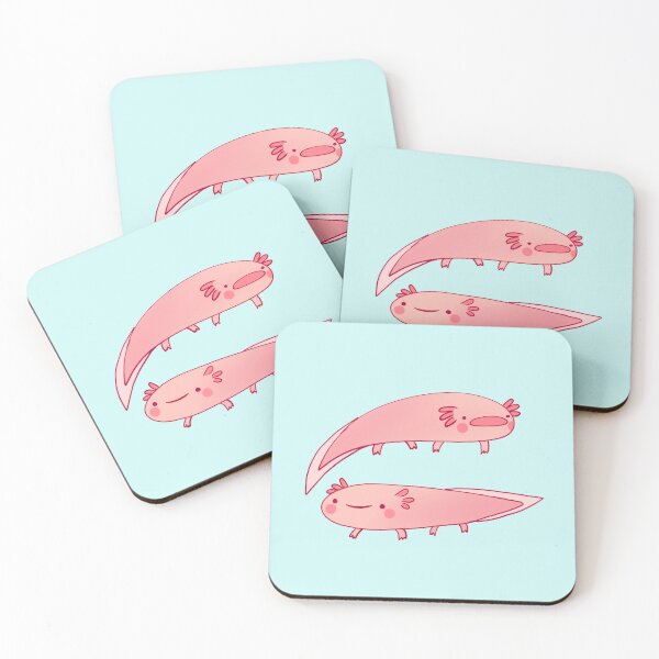 Item preview, Cute axolotls illustration  designed and sold by Mayarart.
