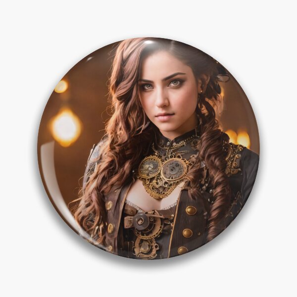 Item preview, Industrial Victorian: Realistic portraits of girls in steampunk outfits designed and sold by ArtCreator2023.