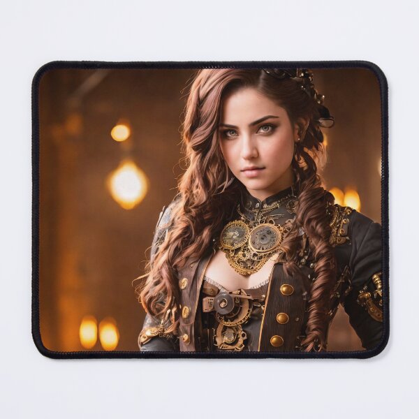 Item preview, Industrial Victorian: Realistic portraits of girls in steampunk outfits designed and sold by ArtCreator2023.
