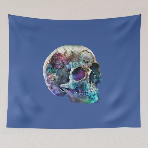 Item preview, Flower Skull designed and sold by Blueblock.
