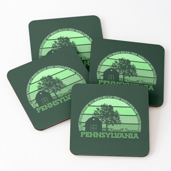 Item preview, Kennett Square Pennsylvania Sunset Retro Vintage Local Pride Logo designed and sold by CRHPOD20.