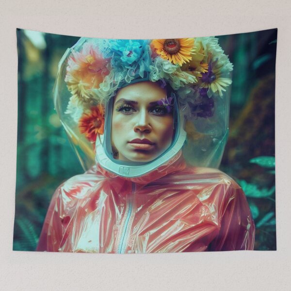 Item preview, The power of flowers, portrait designed and sold by jsebouvi.