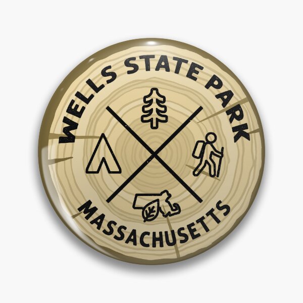 Artikelvorschau, Wells State Park Massachusetts Log-Scheibe entworfen und verkauft von VanyaKar.