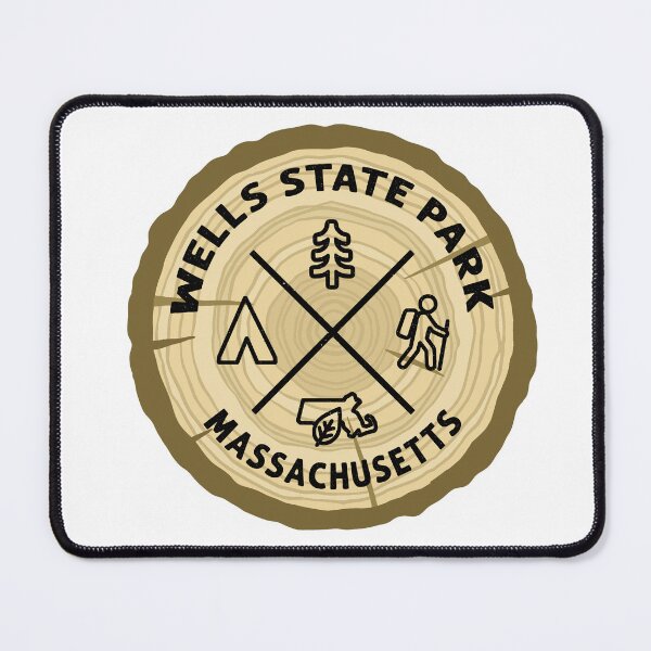 Item preview, Wells State Park Massachusetts Log Slice designed and sold by VanyaKar.