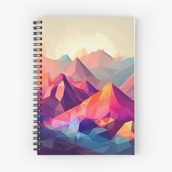 Item preview, Colorful Polygon Mountain Range | Hike Camper Art designed and sold by JFFStore.