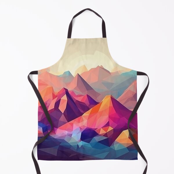 Item preview, Colorful Polygon Mountain Range | Hike Camper Art designed and sold by JFFStore.