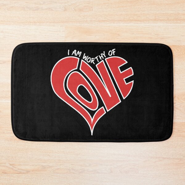 Item preview, I am worthy of love, cool design for love designed and sold by MoSaid.