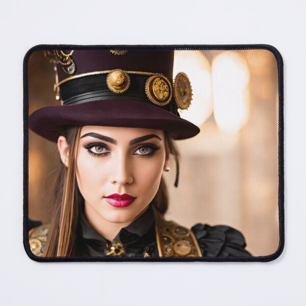Item preview, A journey into another time: portraits of steampunk girls designed and sold by ArtCreator2023.
