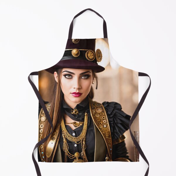 Item preview, A journey into another time: portraits of steampunk girls designed and sold by ArtCreator2023.