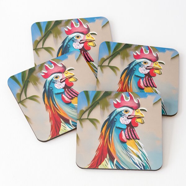 Item preview, Key west Rooster  designed and sold by MatrixTattoo.