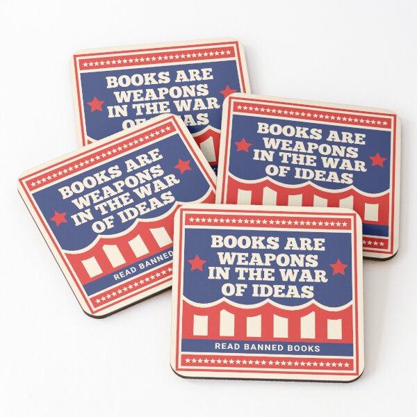 Item preview, Books are weapons, Read Banned Books designed and sold by MysteriesBooks.