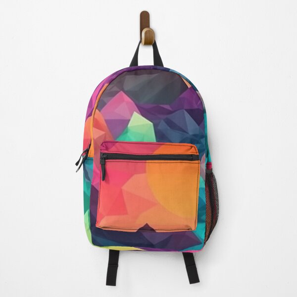 Item preview, Colorful Polygon Mountain Range | Hike Camper Art designed and sold by JFFStore.