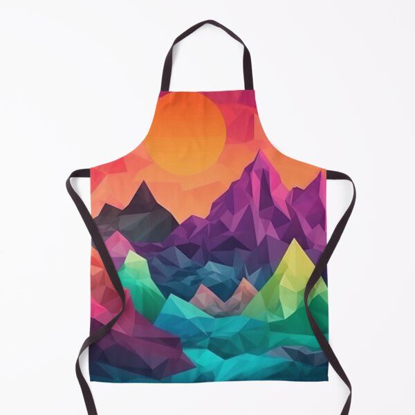 Item preview, Colorful Polygon Mountain Range | Hike Camper Art designed and sold by JFFStore.