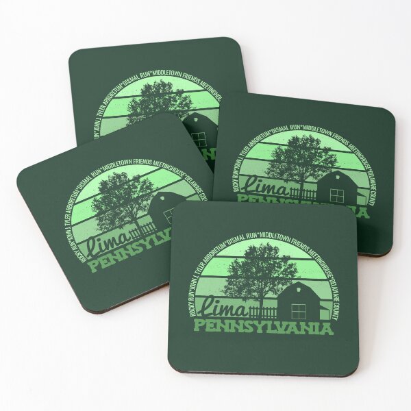 Item preview, Lima Pennsylvania Sunset Retro Vintage Local Pride Logo designed and sold by CRHPOD20.