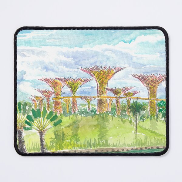 Item preview, Singapore Iconic Gardens with Palms and Supertrees in the Sun designed and sold by artshop77.
