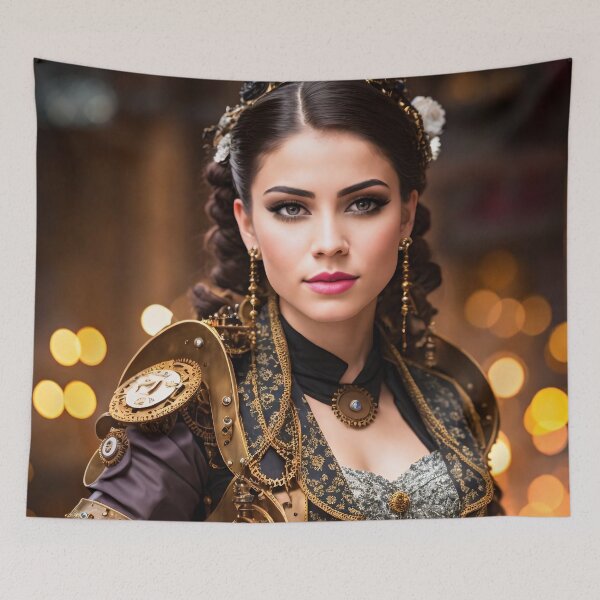 Item preview, Steam Dreams: Detailed images of girls in steampunk outfit designed and sold by ArtCreator2023.