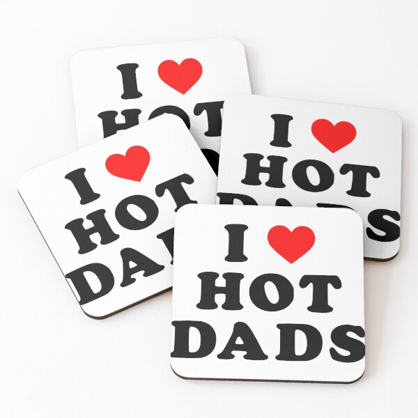 Item preview, I HEART HOT DADS designed and sold by EmeraldScorpion.