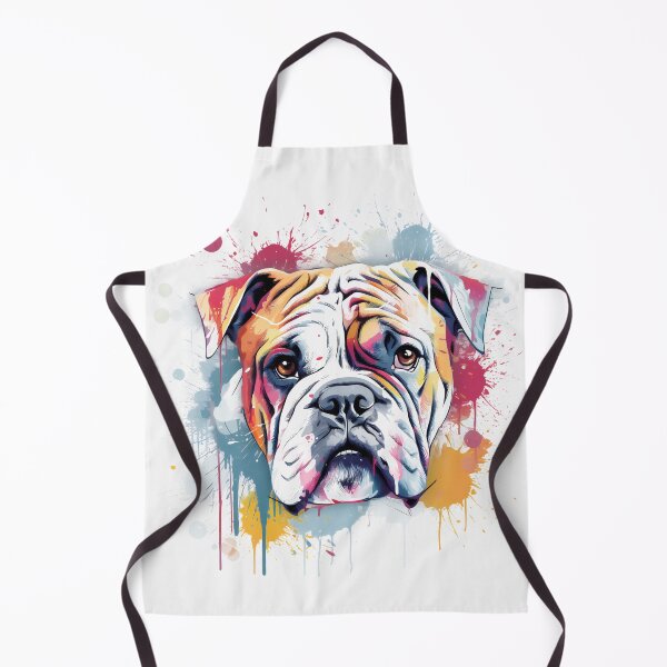 Item preview,  Colorful Bulldog Head Art designed and sold by Iryna Servetnyk.
