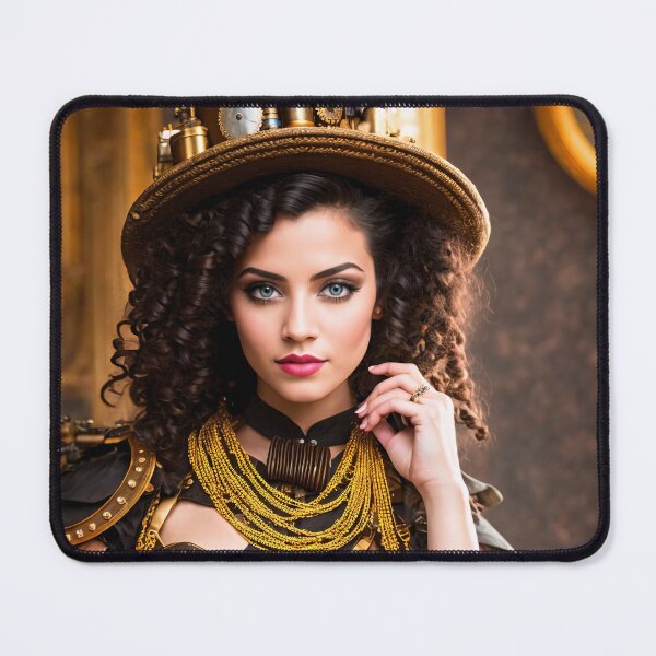 Item preview, Retro-futurism: Portraits of girls with a steampunk look designed and sold by ArtCreator2023.