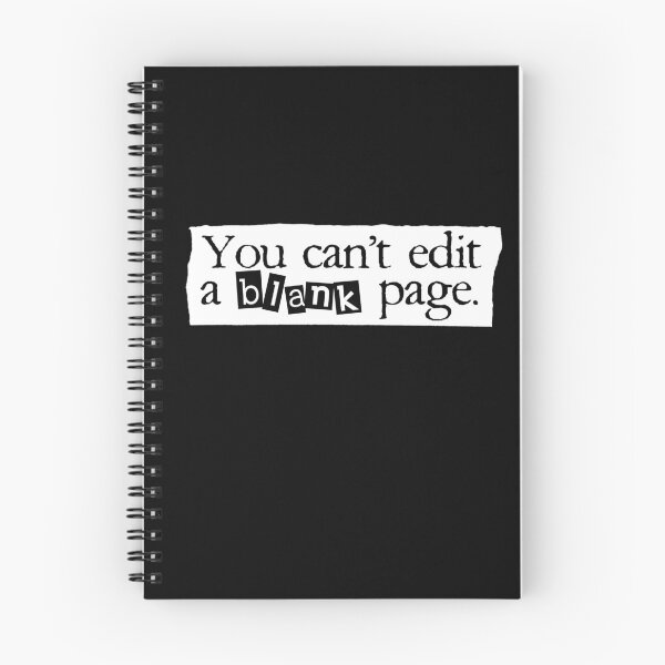 Item preview, You can't edit a BLANK page, white background designed and sold by ArtPau.