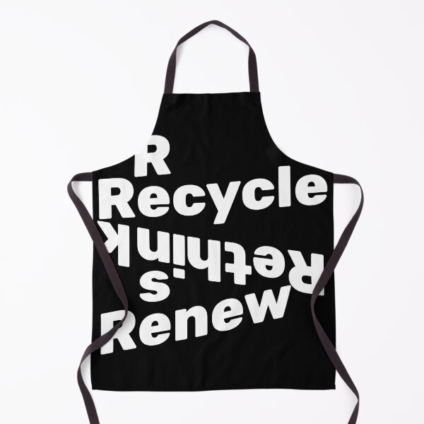 Item preview, Recycle Reuse Renew Rethink (White Font) designed and sold by EXproRIMENT.